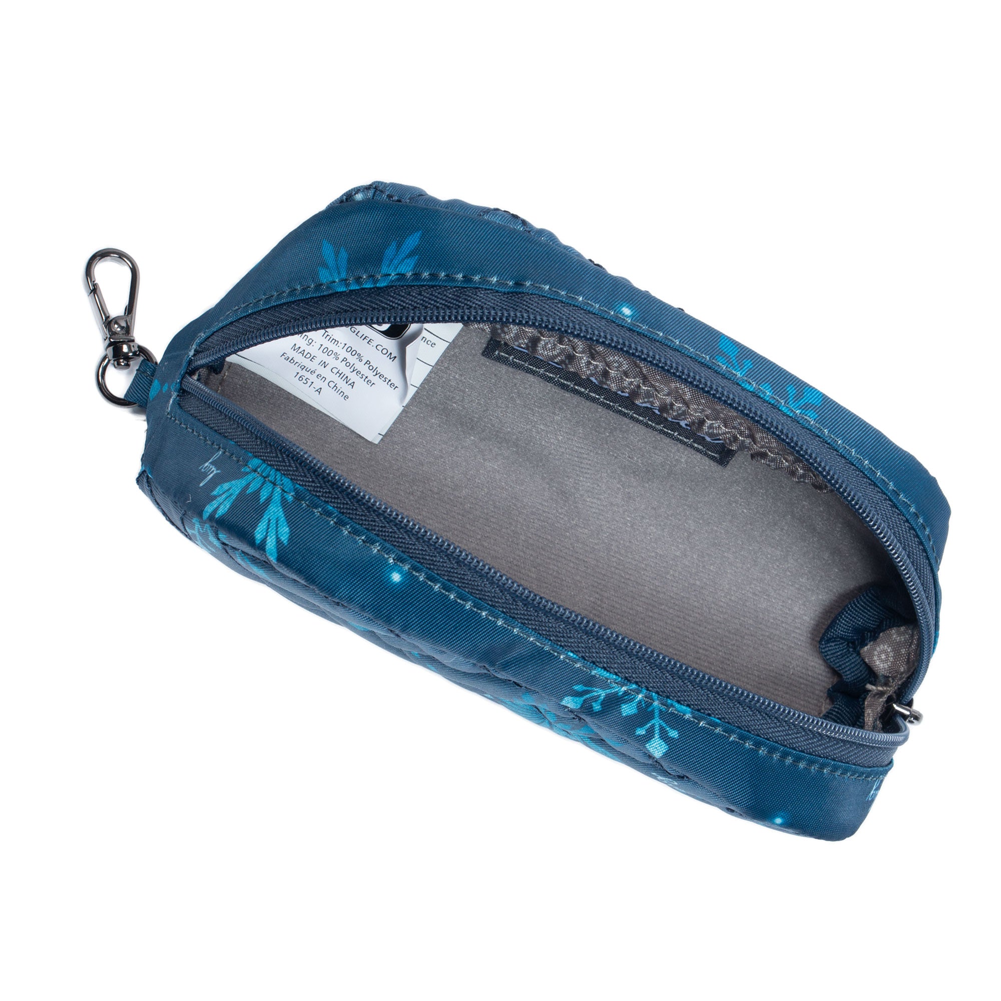 Bobsled Eyeglass Case - SNOWFLAKE NAVY - Bobsled_SnowflakeNavy_05